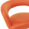 vidaXL J&iacute;deln&iacute; židle 2 ks oranžov&eacute; uměl&aacute; kůže