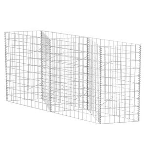 vidaXL Gabionov&yacute; ko&scaron; pozinkovan&aacute; ocel 120 x 30 x 100 cm