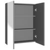 vidaXL Koupelnov&aacute; skř&iacute;ňka se zrcadlem 60 x 15 x 75 cm MDF antracitov&aacute;