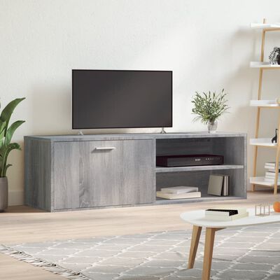 vidaXL TV skříňka šedá sonoma 120 x 34 x 37 cm kompozitní dřevo