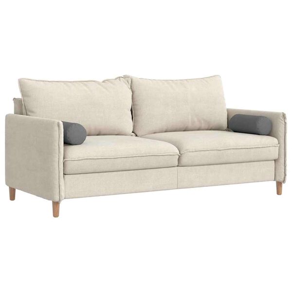 vidaXL Pol&scaron;t&aacute;ře 2 pcs Tmavě &scaron;ed&aacute; &Oslash; 15 x 40 cm textil