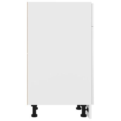 vidaXL Spodní skříňka se zásuvkou bílá 50 x 46 x 81,5 cm dřevotříska