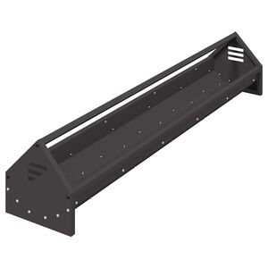 vidaXL Krmn&yacute; žlab pro kuře Čern&aacute; 108 x 20,5 x 20 cm 5 kg