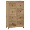 vidaXL Komoda se z&aacute;suvkami 55 x 30 x 90 cm masivn&iacute; teakov&eacute; dřevo