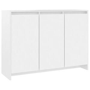 vidaXL Př&iacute;born&iacute;k b&iacute;l&yacute; 102 x 33 x 75 cm kompozitn&iacute; dřevo