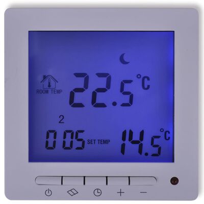 Programovatelný digitální termostat podlahové vytápění + kabel čidla