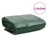 vidaXL Plachta zelen&aacute; 1,5 x 10 m 650 g/m&sup2;