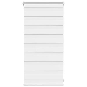 vidaXL Zebrov&aacute; roleta 40,9x100 cm &Scaron;&iacute;řka l&aacute;tky 36,7 cm b&iacute;l&aacute;