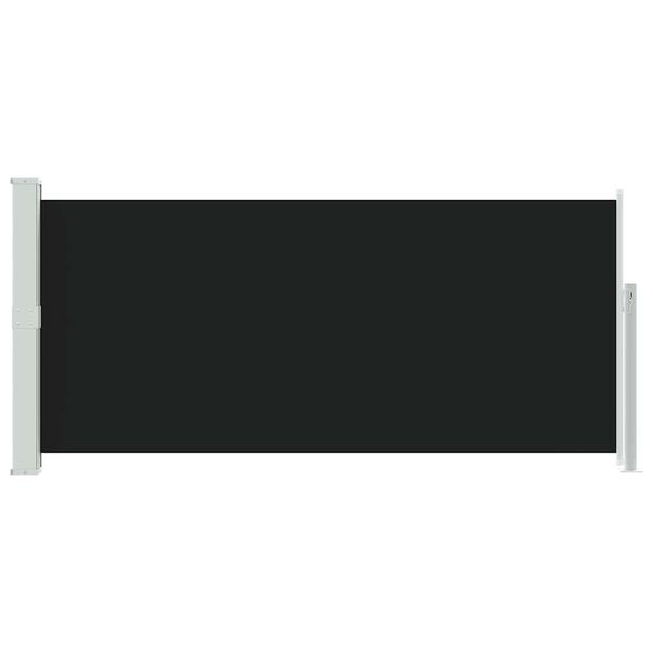 vidaXL Zatahovac&iacute; bočn&iacute; mark&yacute;za / z&aacute;stěna 140 x 300 cm čern&aacute;