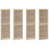 vidaXL Skř&iacute;ňov&eacute; dveře se dveřmi 4 ks Př&iacute;rodn&iacute; 49,5 x 2,1 x 140,5 cm