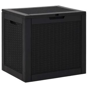 vidaXL Zahradn&iacute; &uacute;ložn&yacute; box čern&yacute; 55,5 x 43 x 53 cm polypropylen