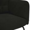 vidaXL Houpac&iacute; křeslo čern&eacute; samet