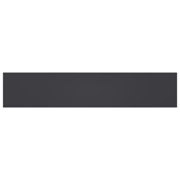 vidaXL Př&iacute;davn&eacute; police 8 ks &scaron;ed&eacute; 100 x 20 x 1,5 cm dřevotř&iacute;ska