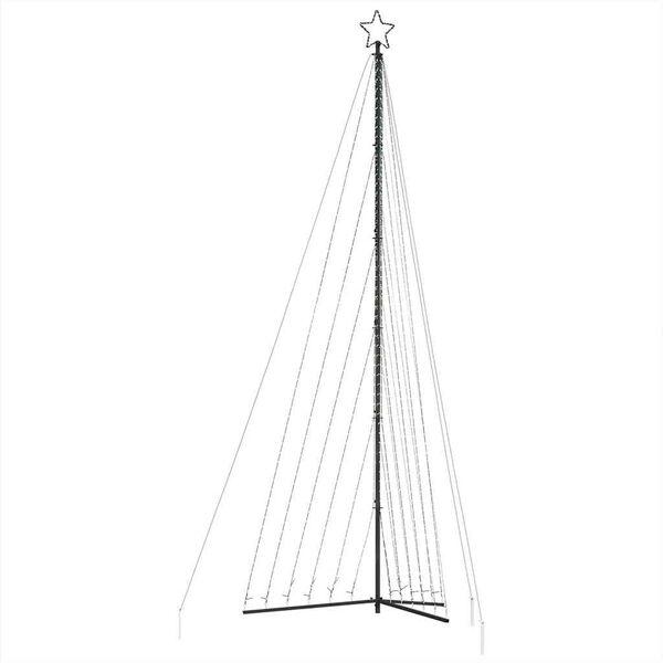 vidaXL LED v&aacute;nočn&iacute; stromek 789 modr&yacute;ch LED diod 476 cm