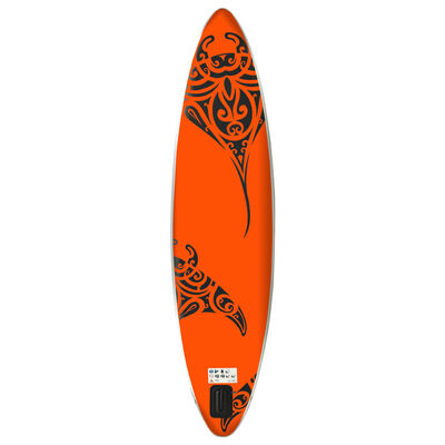 vidaXL Nafukovací SUP paddleboard a příslušenství 305x76x15cm oranžový