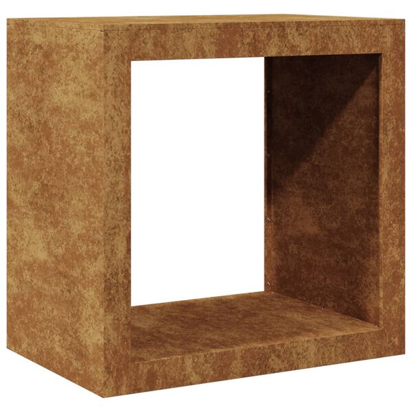 vidaXL Stojan na palivov&eacute; dřevo 60x40x60 cm povětrnostně odoln&aacute; ocel