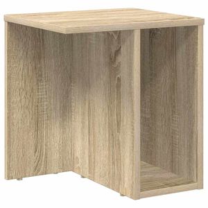 vidaXL Odkl&aacute;dac&iacute; stolek Sonoma dub 37 x 32 x 40 cm kompozitn&iacute; dřevo