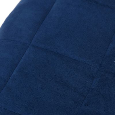 vidaXL Zátěžová deka modrá 220 x 235 cm 15 kg textil