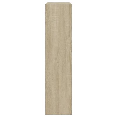vidaXL Botník dub sonoma 60 x 21 x 87,5 cm kompozitní dřevo