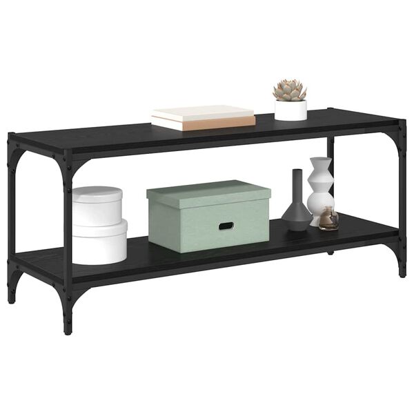 vidaXL Televizn&iacute; skř&iacute;ň Čern&yacute; dub 100x33x41cm