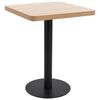 vidaXL Bistro stolek světle hněd&yacute; 60 x 60 cm MDF