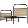 vidaXL R&aacute;m postele bez matrace 75x190 cm dub sonoma kompozitn&iacute; dřevo