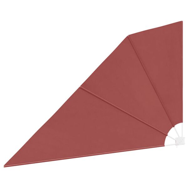 vidaXL Skl&aacute;dac&iacute; z&aacute;stěna na balkon terracotta 160 x 240 cm