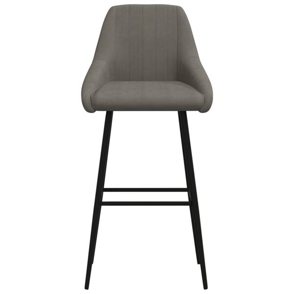 vidaXL Barov&eacute; židle 2 ks tmavě &scaron;ed&eacute; samet