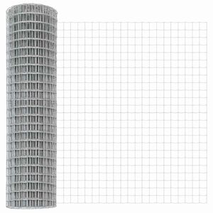 vidaXL Euro plot Stříbrná 1.2 x 10 m Horko pozinkovaná železo