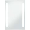 vidaXL Koupelnov&eacute; n&aacute;stěnn&eacute; zrcadlo s LED osvětlen&iacute;m 60 x 80 cm