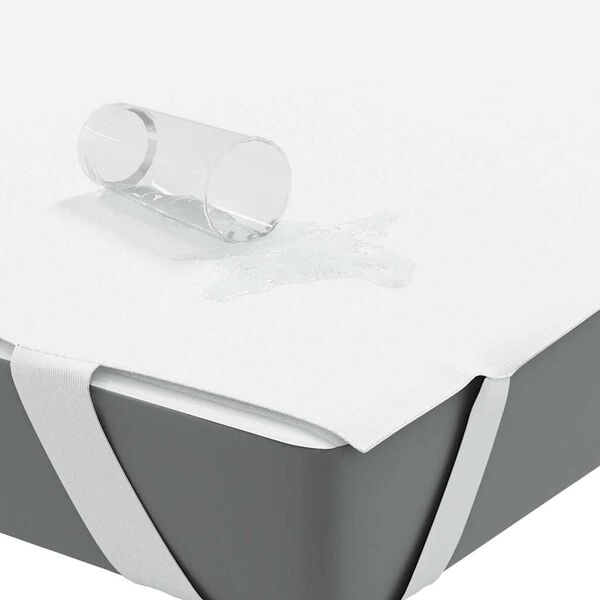 vidaXL Chr&aacute;nič matrace b&iacute;l&yacute; 80 x 200 cm nepropustn&yacute;