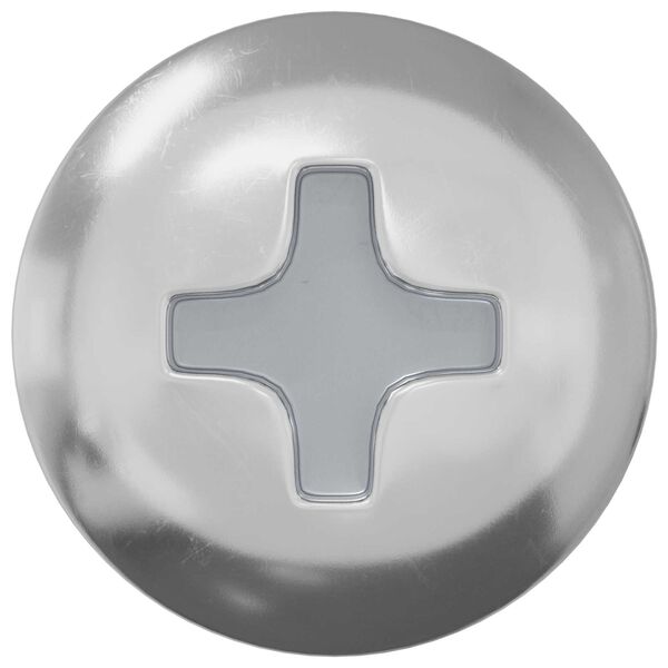 vidaXL Dřevěn&eacute; &scaron;rouby 2 pcs Stř&iacute;brn&aacute; M4 x 25 mm Ocel