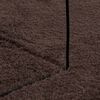 vidaXL Kusov&eacute; koberce Obd&eacute;ln&iacute;kov&yacute; HUARTE Hněd&aacute; 150 x 80 cm Polyester