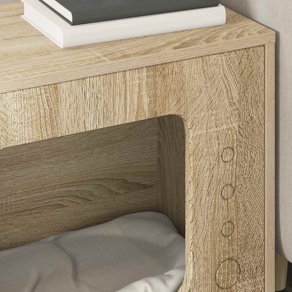 vidaXL Kočič&iacute; dům Sonoma 51 x 30 x 42 cm kompozitn&iacute; dřevo