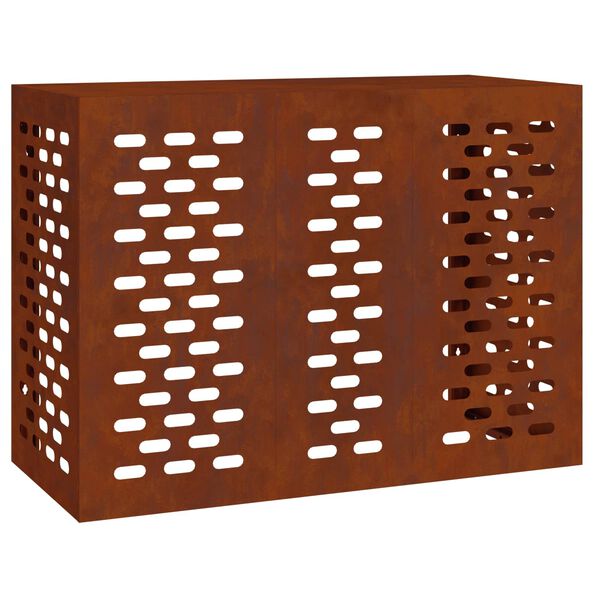 vidaXL Ochrana klimatizace Rezav&aacute; 110 x 50 x 80 cm