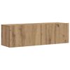 vidaXL Sada 7 kusů nástěnné TV skříňka dub artisan kompozitní dřevo