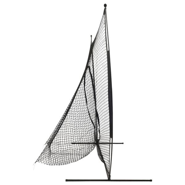 vidaXL Tréninková síť pro baseball a softball 241x106,5x216 cm kov