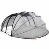 vidaXL Stan na baz&eacute;n Transparentn&iacute; 640 x 432 x 205 cm PVC