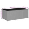 vidaXL Zahradn&iacute; &uacute;ložn&yacute; box polyratan 180 x 90 x 70 cm hněd&yacute;