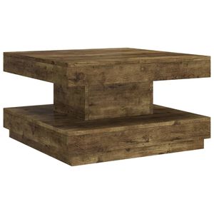vidaXL Konferenčn&iacute; stolek tmavě hněd&yacute; 60 x 60 x 35 cm MDF