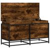 vidaXL &Uacute;ložn&yacute; box s v&iacute;kem kouřov&yacute; dub 100x40x51,5 cm kompozitn&iacute; dřevo