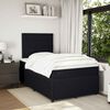 vidaXL Box spring postel s matrac&iacute; čern&aacute; 120 x 200 cm samet