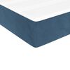 vidaXL Box spring postel s matrac&iacute; tmavě modr&aacute; 90x200 cm samet