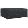 vidaXL Pokryv na n&aacute;bytek Jednobarevn&yacute; Čern&aacute; 250 x 210 x 90 cm 210D