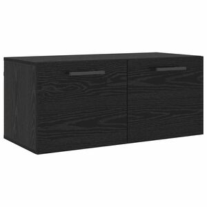 vidaXL N&aacute;stěnn&aacute; skř&iacute;ňka 80 x 36.5 x 35 cm Kompozitn&iacute; dřevo Čern&yacute; dub