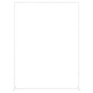 vidaXL Svatebn&iacute; oblouk B&iacute;l&aacute; 150 x 49,5 x 200 cm Ocel