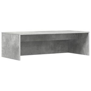 vidaXL N&aacute;stěnn&yacute; stolek Betonově &scaron;ed&aacute; Kompozitn&iacute; dřevo 100 x 45 x 30 cm