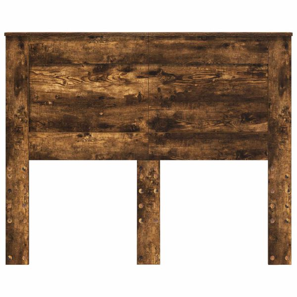 vidaXL Čelo postele s čelo Kouřov&yacute; dub 120 cm kompozitn&iacute; dřevo