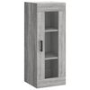 vidaXL Skř&iacute;ň highboard &scaron;ed&aacute; sonoma 34,5 x 34 x 180 cm kompozitn&iacute; dřevo
