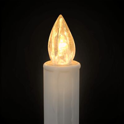 vidaXL Bezdrátové LED svíčky s dálkovým ovládáním 10 ks teplé bílé